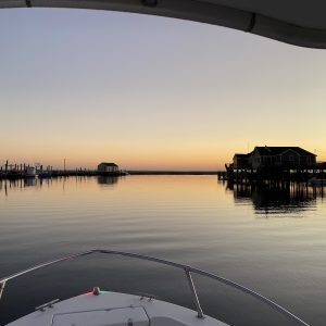 Boat ride AM Retirement a Flyfishing Rebirth